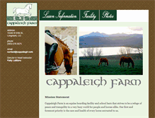 Tablet Screenshot of cappaleigh.com